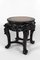 Asian Side Table in Wood Carved with Demons and Marble Top, 1880 3