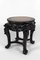 Asian Side Table in Wood Carved with Demons and Marble Top, 1880, Image 3