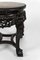 Asian Side Table in Wood Carved with Demons and Marble Top, 1880 7