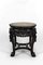 Asian Side Table in Wood Carved with Demons and Marble Top, 1880 2