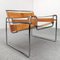 Sedia B3 Wassily Marcel Breuer in pelle naturale di Marcel Breuer per Knoll, anni '70, Immagine 1