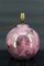 Lampada a sfera in ceramica rosa e perlata di Marguerite Briansau, 1930, Immagine 2