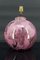 Pink and Pearly Ceramic Ball Lamp by Marguerite Briansau, 1930, Image 1