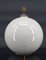 Lámpara Cracked White Ball de Besnard para Ruhlmann, 1920, Imagen 1