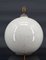 Lampe Boule Blanche Craquelée par Besnard pour Ruhlmann, 1920 1