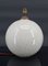 Lámpara Cracked White Ball de Besnard para Ruhlmann, 1920, Imagen 3