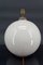 Cracked White Ball Lamp by Besnard for Ruhlmann, 1920 4
