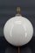 Lámpara Cracked White Ball de Besnard para Ruhlmann, 1920, Imagen 4