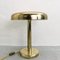 Vintage Art Deco Mushroom Lamp in Brass 2