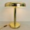 Vintage Art Deco Mushroom Lamp in Brass 3