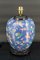 Antique Chinese Blue Ceramic Lamp with Butterflies, 1865, Image 5