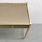 Vintage Console Table in Brass and Amber Glass, 1980s, Image 5