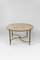 Vintage French Coffee Table in Brass and Marble from Maison Jansen, 1960 4