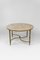 Vintage French Coffee Table in Brass and Marble from Maison Jansen, 1960 4