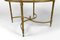Vintage French Coffee Table in Brass and Marble from Maison Jansen, 1960, Image 9