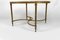 Vintage French Coffee Table in Brass and Marble from Maison Jansen, 1960, Image 8