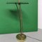 Brass Floor Lamp with Black Acrylic Glass Table and Murano Glass Shades, 1950s 7