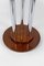 Modern Art Deco Pedestal Table in Walnut and Chrome, 1930, Image 5