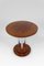 Modern Art Deco Pedestal Table in Walnut and Chrome, 1930, Image 7