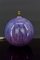 Lampada a sfera Art Déco in ceramica smaltata viola, anni '20, Immagine 2