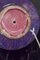 Lampada a sfera Art Déco in ceramica smaltata viola, anni '20, Immagine 5