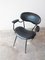 Mid-Century Black Painted Iron Frame and Black Skai Armchair by Gastone Rinaldi, 1950s, Image 2