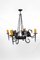 Italian Wrought Iron Chandelier with Dragons, 1890s, Image 3