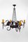 Italian Wrought Iron Chandelier with Dragons, 1890s 2
