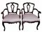 Stühle mit italienischen Armlehnen Modell King im Stil von Louis Philippe, 1870, 2er Set 1