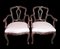 Stühle mit italienischen Armlehnen Modell King im Stil von Louis Philippe, 1870, 2er Set 4