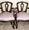 Stühle mit italienischen Armlehnen Modell King im Stil von Louis Philippe, 1870, 2er Set 8