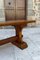 French Oak Monastic Community Benches, 1890s, Set of 2 9