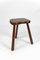 Vintage Brutalist Low Stools by Charlotte Perriand, 1960s, Set of 4 10