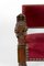 Poltrona in stile Luigi XIII / Haute Epoque con donne scolpite su braccioli, Immagine 6