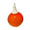 Orangefarbene Pop-Art Deckenlampe 3