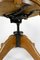 Butaca de oficina giratoria estadounidense de roble con asiento de cuero, década de 1900, Imagen 16