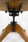 Poltrona da ufficio girevole americana in quercia con seduta in pelle, inizio XX secolo, Immagine 10