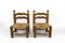 Low Straw Chairs attributed to Charles Dudouyt, France, 1940s, Set of 2, Image 9