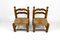 Low Straw Chairs attributed to Charles Dudouyt, France, 1940s, Set of 2, Image 7