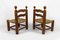 Low Straw Chairs attributed to Charles Dudouyt, France, 1940s, Set of 2 5