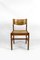 Brutalist Elm Chairs with Straw Seats from Maison Regain, 1960, Set of 6, Image 12