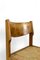 Brutalist Elm Chairs with Straw Seats from Maison Regain, 1960, Set of 6, Image 14