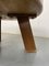 Vintage Brutalist Rustic Wabi-Sabi Oak Coffee Table, France, 1950s 4