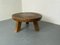 Vintage Brutalist Rustic Wabi-Sabi Oak Coffee Table, France, 1950s 5