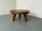 Vintage Brutalist Rustic Wabi-Sabi Oak Coffee Table, France, 1950s 8