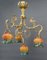 Art Nouveau Chandelier in Gilt Bronze, 1890, Image 6