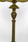 Floor Lamp in Gilded Carved Wood and Pearly Glass, 1890s 9