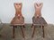 Table et Chaises Style Montagne Rustique Sculptées, Scandinavie, 1960s, Set de 5 10