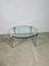 Vintage Coffee Table in Anodized Cast Iron and Glass, 1980s 3