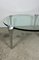 Vintage Coffee Table in Anodized Cast Iron and Glass, 1980s 9